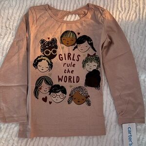 Long sleeve shirt, kids friendly design. Perfect for a toddler size 4T